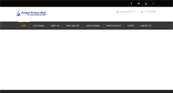 Desktop Screenshot of gospelprayerhall.com